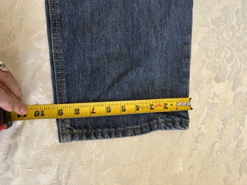 Cinch Men’s 42x33 Loose Fit Black Label Dark Stone Blue Jeans Relaxed Fit - Picture 7 of 8