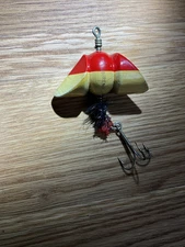 South Bend Whirl Oreno Lure Red White