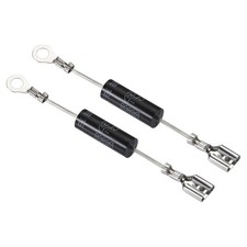 2 Pack MICROWAVE OVEN High Voltage Diode Repair Parts Black