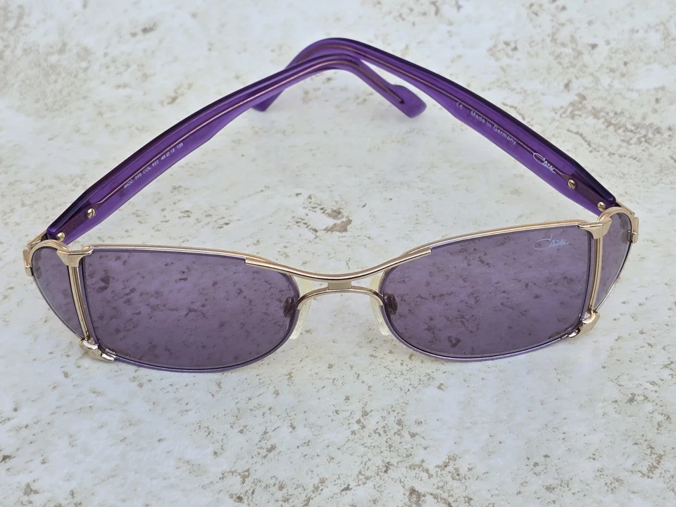 K11 CAZAL Side Logo Metal Plastic Purple Frame Sunglasses MOD.998 Purple/Gold - Image 4 of 4