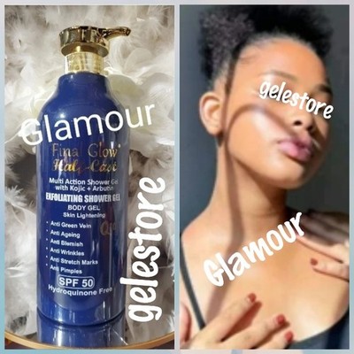 Final  glow half-C multi action  shower cream  1000ml x 1.  Spf 50