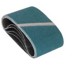 Sanding Belts 5 Pack 3 x 21 Inch 80 Grit Zirconia Abrasive for Metal Wood Rust