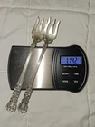 Vintage Gorham Floral Solid Sterling Silver Pickle Olive Fork Antique Old