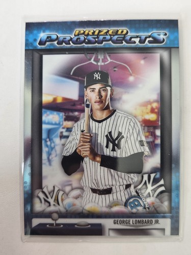 George Lombard Jr. #PP-3 2025 Bowman Draft Prized Prospects card