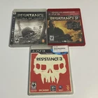 Resistance 1 2 3 Double Pack Trilogy PlayStation 3 PS3 CIB Complete