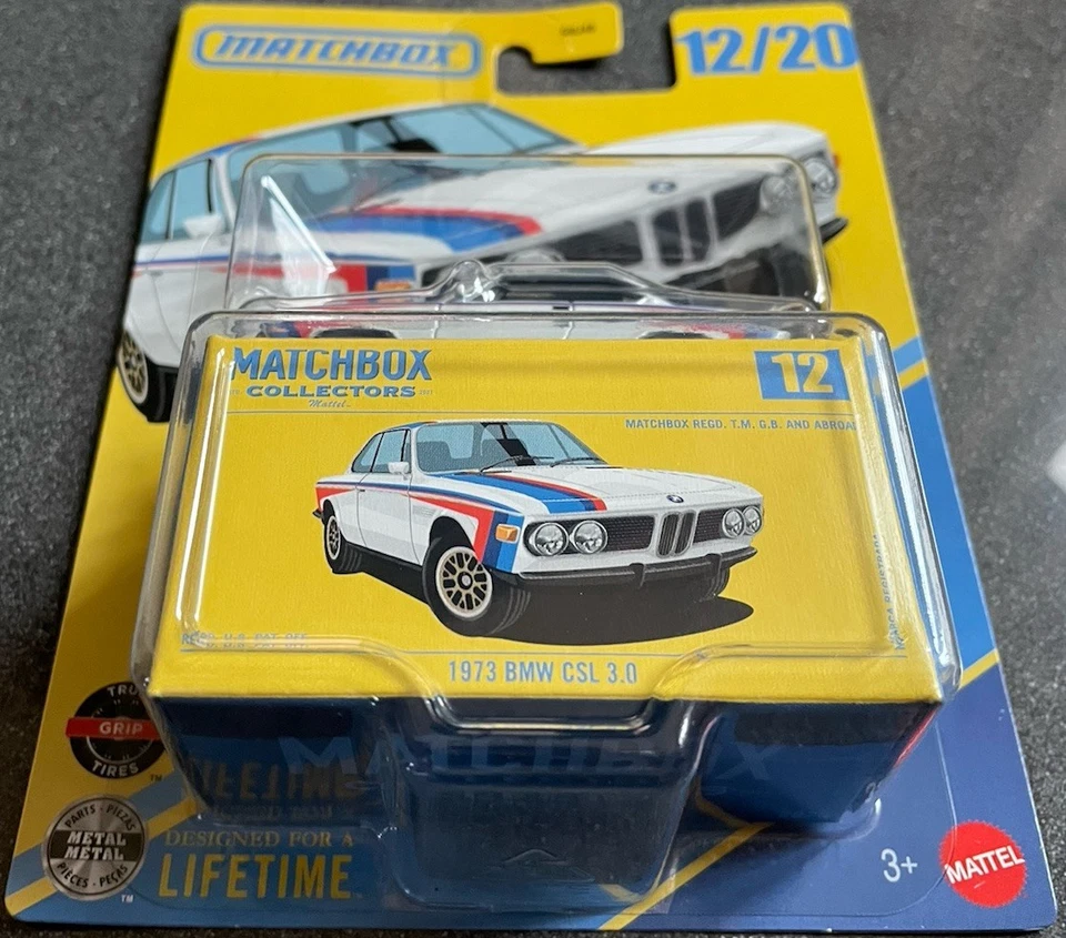 Matchbox 1973 BMW CSL 3.0 E9 12/20 Collectors 2025 1:64 Modellauto M Power OVP - Bild 3 von 4