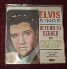 Elvis Presley (45 RPM Vinyl) Return to Sender / Where do you come From PS