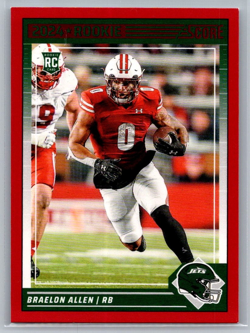 2024 Score #390 Braelon Allen Red
