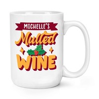 Personalisiert GlüHwein 426Ml Groß Becher Tasse Mum Dad Schwester Oma Opa Lover