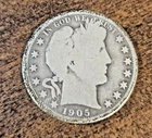 1905 **O** BARBER SILVER HALF DOLLAR ***NICE COIN!***  FREE SHIPPING!