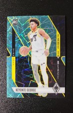 2023-24 Panini Phoenix - Fade to Black Keyonte George #17 Teal Lazer (RC)