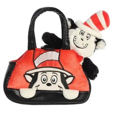 Aurora Fancy Pals Peek-A-Boo Dr. Seuss Cat in the Hat 8-Inch Stuffed Animal Pu