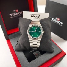 Tissot PRX 40mm Green Dial Watch Men's Calendar Quartz Watch T137.410.11.091.00
