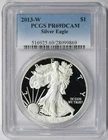 2013-W American Silver Eagle $1 Proof PR 69 DCAM PCGS