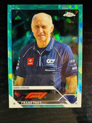 2023 Nyck De Vries Aqua Sapphire 26/99 Topps Chrome #98 F1 Formula 1