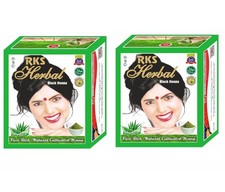 RKS Herbal Henna Mehendi for Hair Women and Men Natural Henna Black 60g x 2