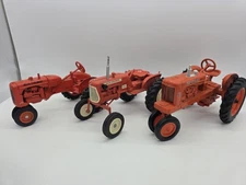 Allis Chalmers Model Lot of 3 Toy Tractors WD-45, Model C,  D-12 Bond County