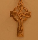 Cw111 1Ok.Goldyellow Gold Solid Irish Celtic Cross Pendant Charm