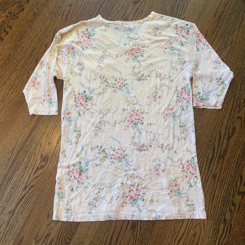 Vintage Victoria’s Secret Nightgown Womens S 100% Cotton Gold Label Shirt EUC - Picture 6 of 9