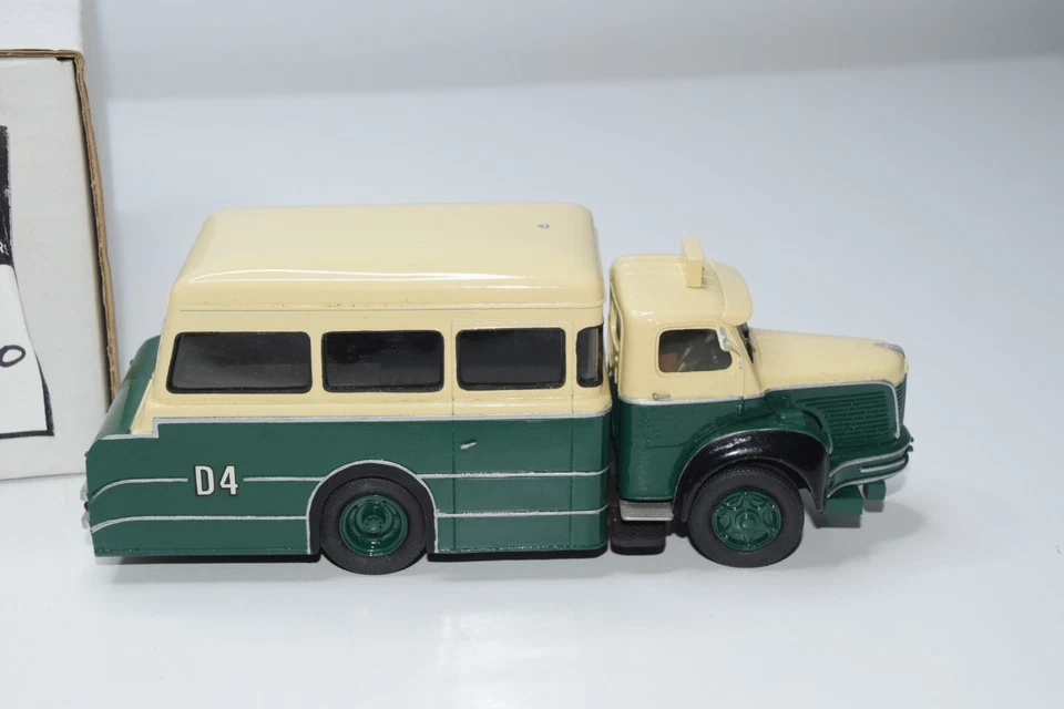 B26 1:43 MAP KIT 974 BERLIET TLR 10 TLR10 DAP RATP BUS COACH NMIB VERY RARE ! - Photo 4/4