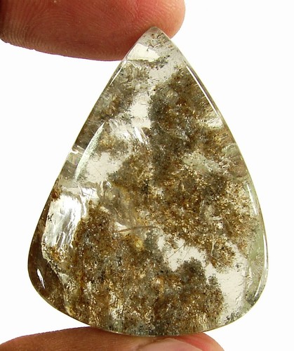 139.40CT Natural Lodolite Jardín Pintoresco Cuarzo Suelto Piedra Preciosa Cab - - Picture 1 of 2