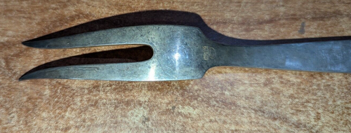 Georg Jensen Bittersweet Sterling Silver Meat Fork 2.3 troy - Picture 5 of 7