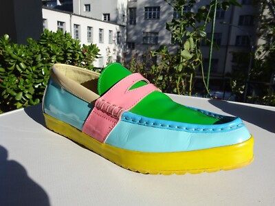 ADIDAS Jeremy Scott Q23511 JS PENNY LOAFER Dam Slipper Leder Gr.40 2/3(UK7) TOP