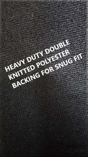 Canvas Seat Covers for TOYOTA HILUX 04/2005-06/2015 DUAL CAB UTILITY BLACK - Picture 6 of 12