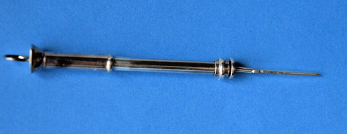 Antique Victorian Sterling Silver Retractable Toothpick 925 - Picture 7 of 24