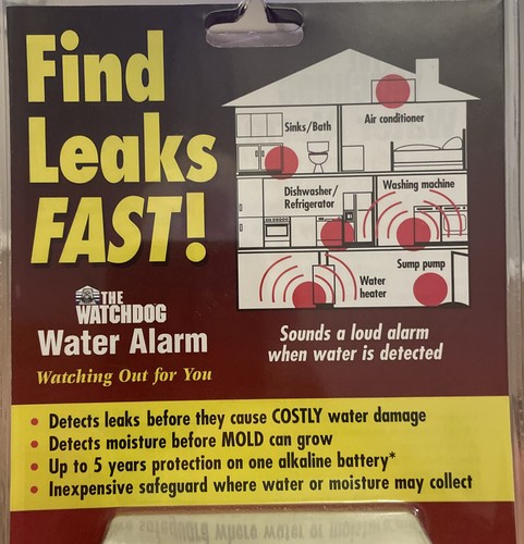 The Watchdog Water Alarm #BWD-HWA Find Leaks Fast Loud Sounds For 3 Days Mold - Picture 4 of 5