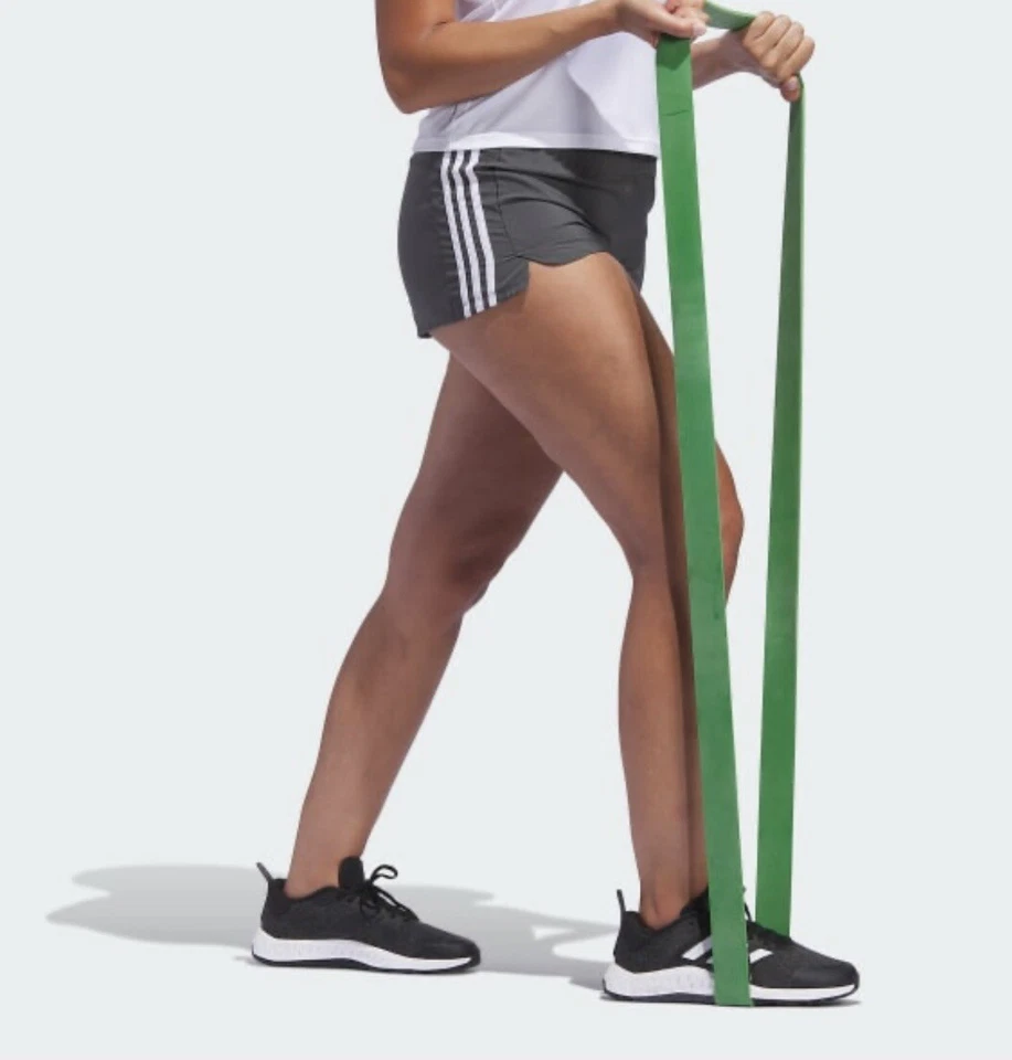 Pantalones Cortos Para Mujer Adidas Pacer 3 Rayas Tejidos L Gris Nuevo con Etiquetas Foto 2 de 4