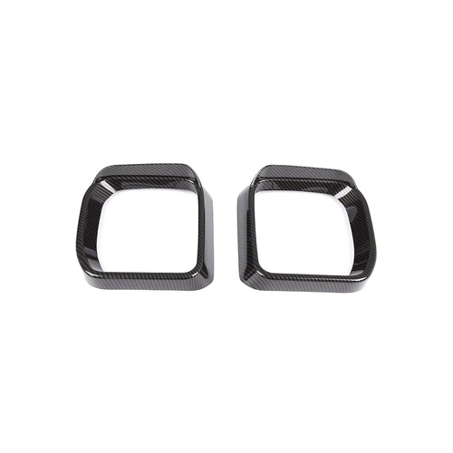 2x Cubierta de marco de espejo retrovisor lateral ABS negro para Land Rover Defender 2020-2022 - Imagen 9 de 10