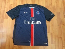 CLASSIC PSG PARIS SAINT GERMAIN 2015-16 MENS XL FOOTBALL NIKE HOME JERSEY SHIRT