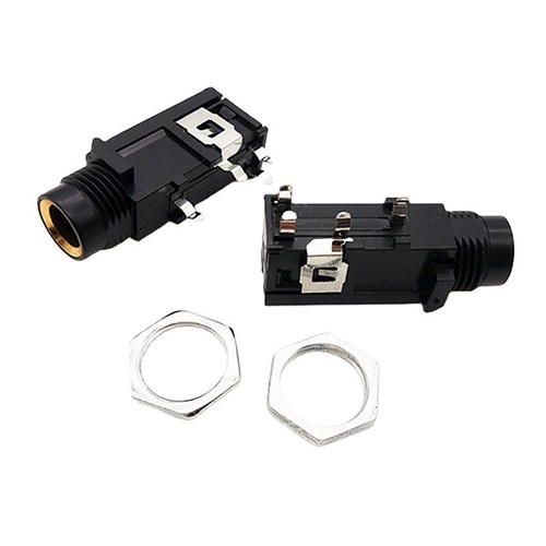 50pcs 6.35MM Female Seat Side Four Legs 6.5 Female Seat Jack Guitar Mic Plug - Zdjęcie 5 z 6
