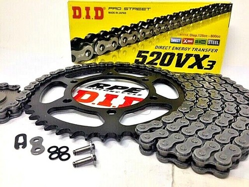 New DID VX3 520 Suzuki DRZ400sm 2005-20 Premium X-Ring Chain and Sprockets Kit - Picture 11 of 11