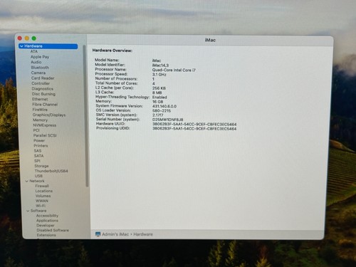 Apple iMac 21.5" Desktop - 3.1GHz Core i7 - 16GB - 1TB SSD - macOS 14 Sonoma - Picture 6 of 20