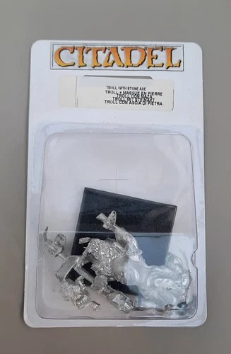 Metal Goblin Troll with Stone Axe GW - Sealed in Blister