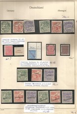 SBZ  1 Seite aus  aus Altsammlung 87-89 A+B gestempelt + weiteres  siehe Foto