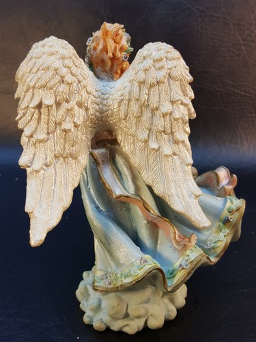 Statuina Angelo con Arpa Avery Creations 6" AG284 - Foto 3 di 8
