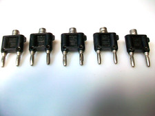 LOT OF 5 NOS H H SMITH 1666 DUAL BANANNA TO FEMALE BNC ADAPTER