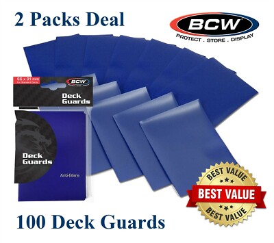 best sleeves to protect pokemon cards BCW Deck Guards Double Matte Sleeves (50) Blue