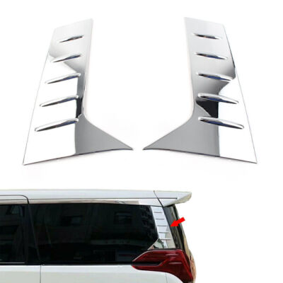 Für Toyota Alphard Vellfire 2016-2019 C-Säulenleisten-Abdeckungsleisten Chrom