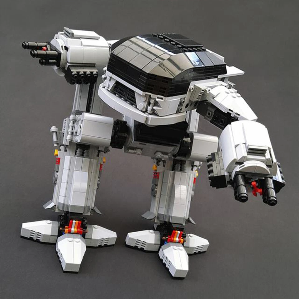 Mecha Building Blocks Set for RoboCop UCS scale ED-209 Bricks Toy Collectibles - Image 4 of 4