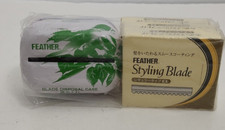 Feather Styling Razor Blades CGEX-10 x3 Sealed Packs Blade Disposal Case