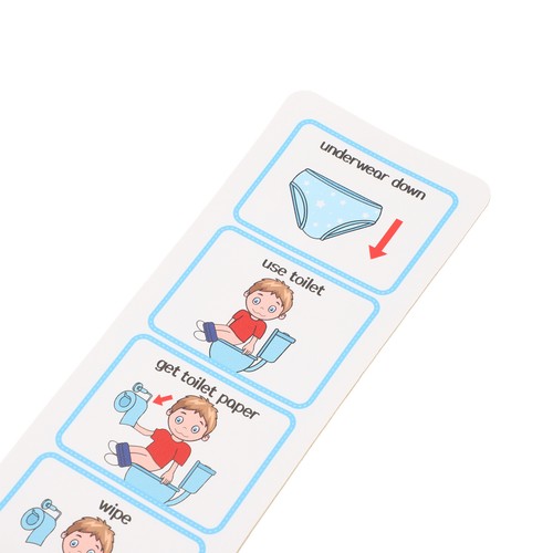 Potty Training Visual Schedule Independent Living Skills Step By Step Visual DP3 - Picture 3 of 24