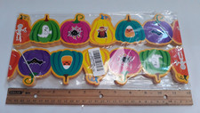 Halloween Themed Party Bulletin Board Borders 72 pc 12" each Card Stock Crafts