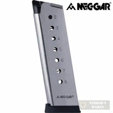Mec-Gar 1911 .45 ACP 8-Round MAGAZINE Gov't Stainless MGCG4508SPF FAST SHIP