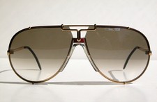 Cazal Vintage Sunglasses 908 - New Old Stock-Col. 331 - Gold, Maroon Red