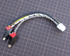 Power Ground Remote Wire Input Harness Plug RCA Cable For PIONEER TS-WX1210AM
