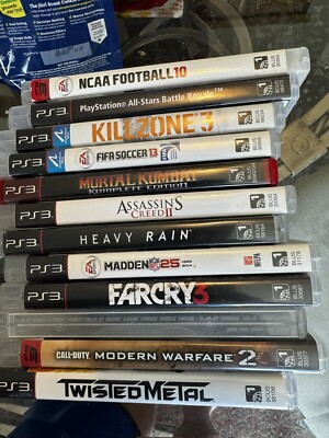 14 PS3 Games: GH, COD, NCAA, PS Allstars, Assassins Creed, Madden, FIFA, .. More